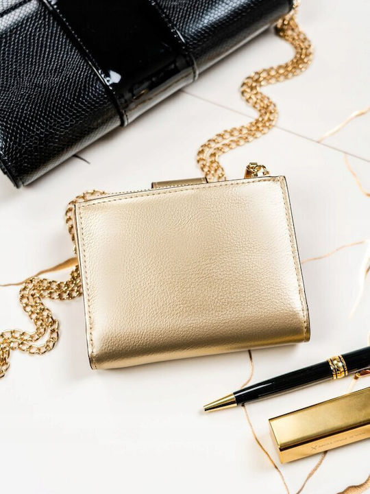 Damen Geldbörse Klassisch mit RFID Gold
