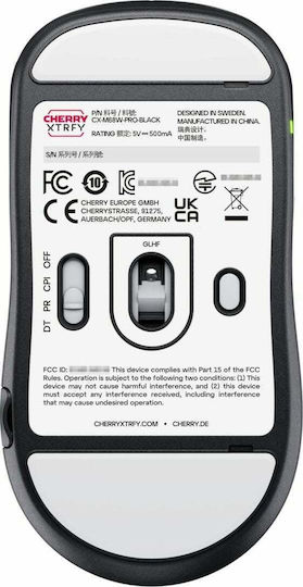 Cherry XTRFY M68 Pro Wireless Gaming Mouse 8000 DPI Black