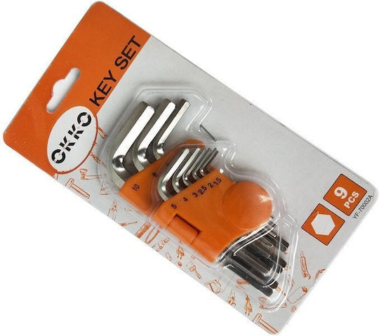 King Tony Set de 9 chei Allen