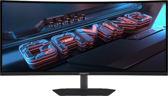 Gigabyte G34WQC2 Ultrawide VA HDR Curved Gaming Monitor 34" QHD 3440x1440 200Hz with 1ms GTG Response Time Gray