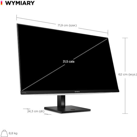 HP OMEN Transcend OLED Gaming Monitor 31.5" FHD 1920x1080 240Hz