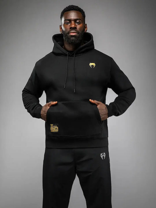 Sweatshirt with Hood Black, Silver, Gold