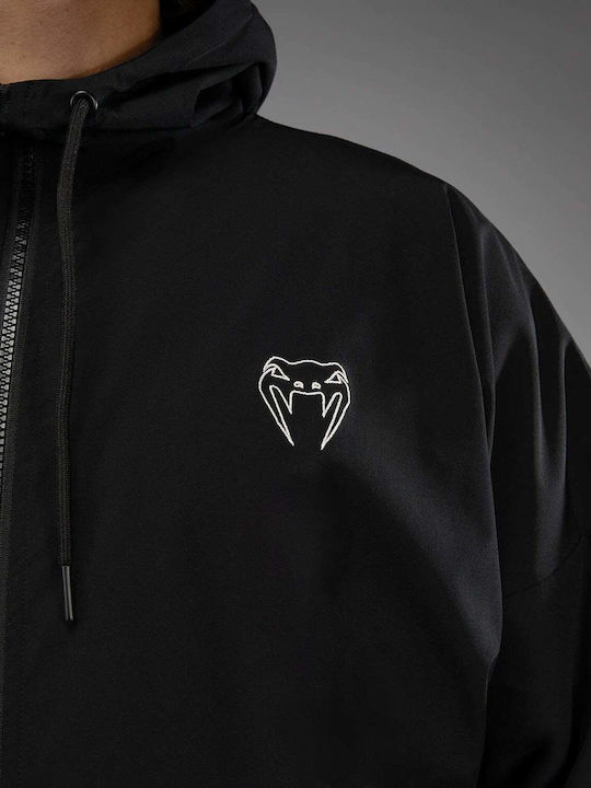 Sweatshirt with Hood Black/ivory