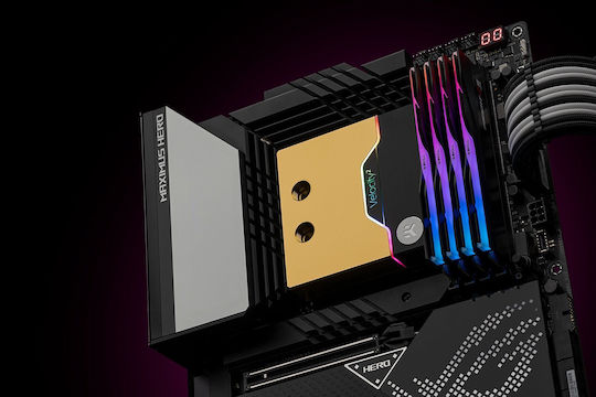 Ekwb EK-Quantum Velocity² D-RGB - 1700 Nickel CPU Water Block Χρυσό