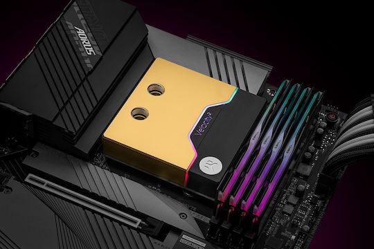 Ekwb EK-Quantum Velocity² D-RGB - 1700 Nickel CPU Water Block Χρυσό