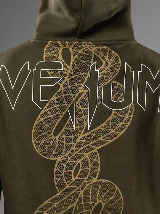 Sweatshirt with Hood Khaki, Bronze, Ivory