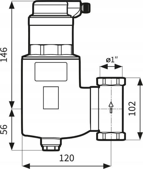Air Separator Far 312 Automatic Air Vent Connections Rp1'' S A