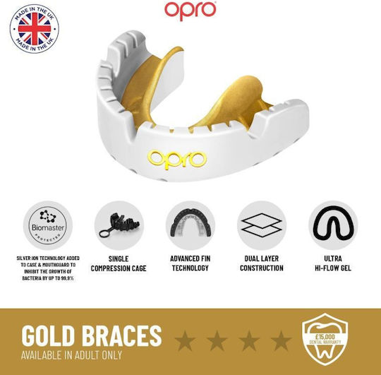 Opro Gold Schutzmaske für Zahnspangen Red Pearl