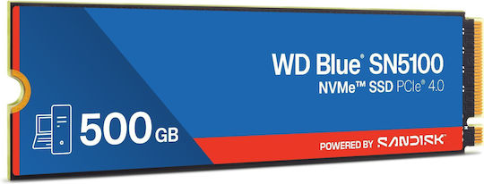 Western Digital Blue SSD 500GB τύπου PCle Card με σύνδεση PCI Express 4.0 WDS500G5B0E
