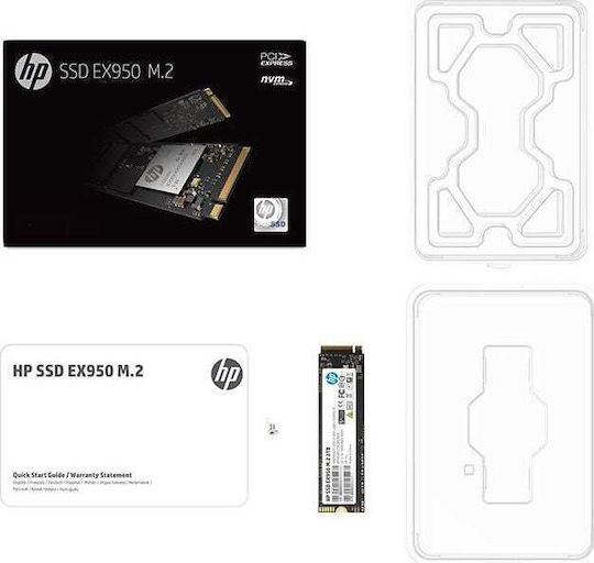HP EX950 SSD 2TB M.2 NVMe PCI Express 3.0 5MS24AA