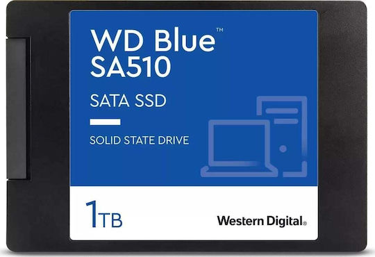 Western Digital Blue SA510 1TB 2.5 Inch SSD with SATA III Connection
