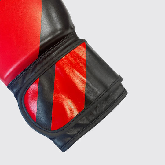 Boxing Pro Боксови Ръкавици от Синтетична Кожа за Състезание Червени