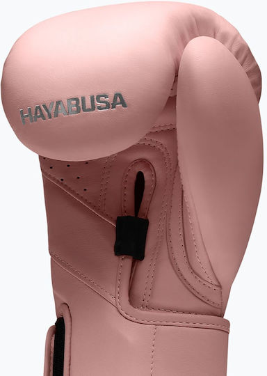 Hayabusa Боксови Ръкавици Кожени за Състезание Розов