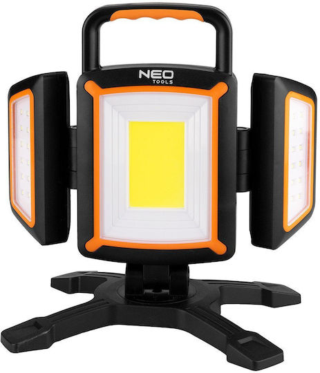 Neo Tools Φωτισμός Εργασίας Επαναφορτιζόμενος LED με Φωτεινότητα έως 2000lm