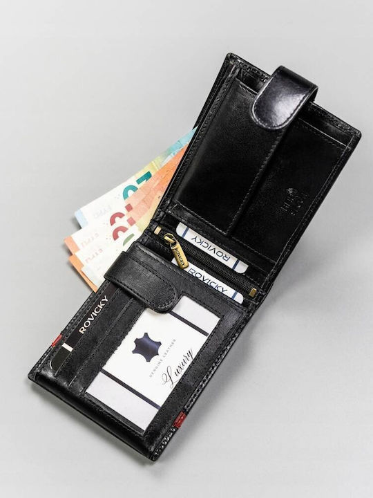 Мъжки Портфейл с RFID Черен