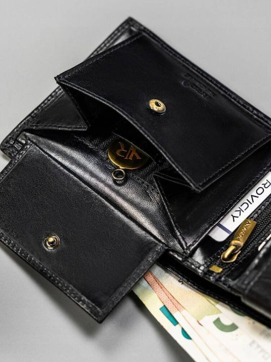 Ανδρικό Πορτοφόλι με RFID Μαύρο