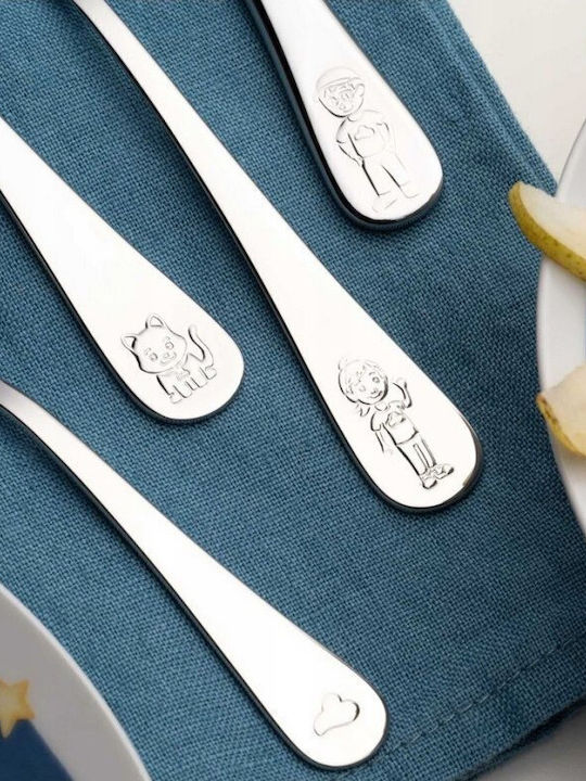 Leonardo Cutlery Set Silver 4pcs