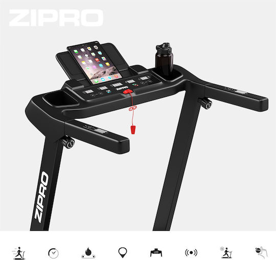 Zipro Ramble Ηλεκτρικός Αναδιπλούμενος Διάδρομος Γυμναστικής για Χρήστη έως 130kg