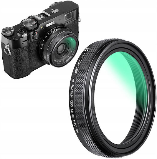 Set 3-în-1 Filtru UV Capac Nano-x Capac Acoperire K&F Fujifilm X100 X100s X100v Sku 2335