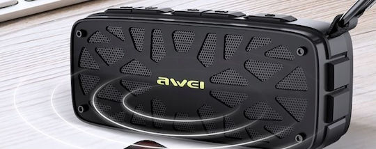 Awei Y330 Ηχείο Bluetooth 6W με Ραδιόφωνο και Διάρκεια Μπαταρίας έως 4 ώρες Μαύρο