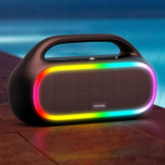 Tonsil Tonus Bluetooth високоговорител 40W с живот на батерията до 15 часа Черен
