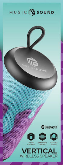 Cellular Line 473721 Vertical Ηχείο Bluetooth 5W με Διάρκεια Μπαταρίας έως 4 ώρες Fluid