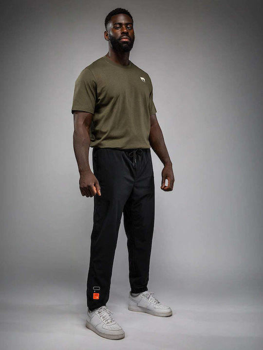 Pantaloni de trening cu Elastic Negru