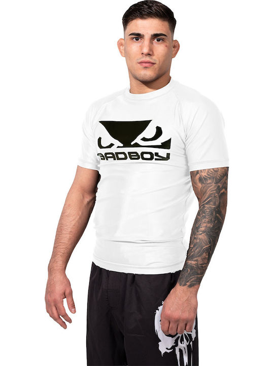 Bad Boy Short Sleeve Shirt BB-000063-WB for Jiu-Jitsu White