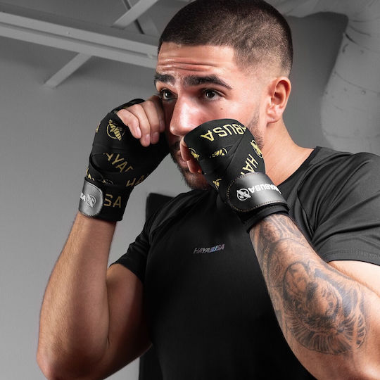 Μπαντάζ Hayabusa 180” Deluxe Hand Wraps Black Gold