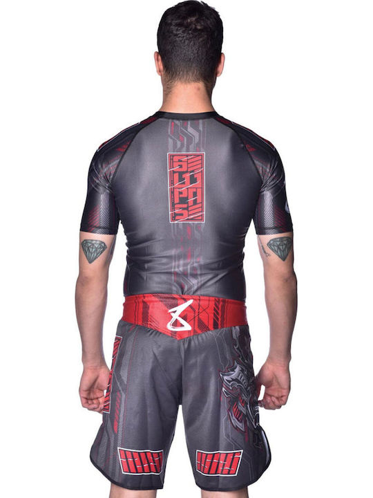 8 Weapons 8310012-BKRE MMA Shorts Black