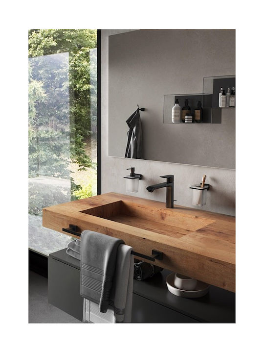 Spender Glas Schwarz