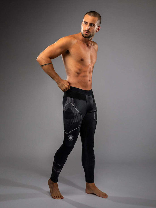 Venum Spats Long Men Martial Arts Leggings Black