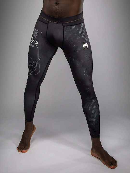 Venum Spats Long Men Martial Arts Leggings Black