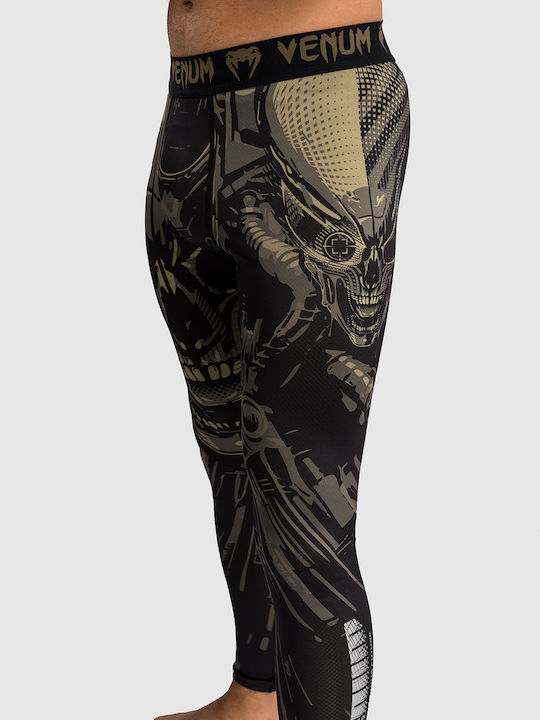 Venum Spats Long Men Martial Arts Leggings Black