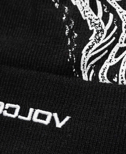 Beanie Beanie Knitted in Black color