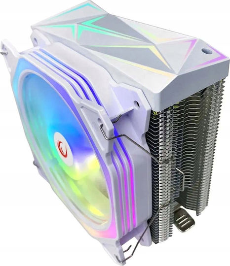 Rampage Octagon C50 CPU Kühlung für Socket 1700 / AM5 mit ARGB Beleuchtung Weiß