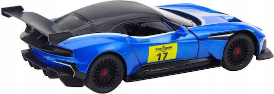 Metal Sports Car Lights Sounds Drive Blue 1:22