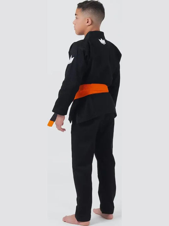 Kingz Kore Παιδική Στολή Jiu Jitsu Μαύρη