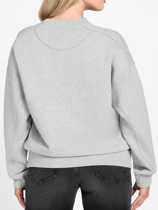 Guess Φούτερ Light Melange Grey