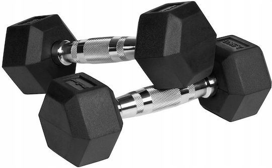 Rebel Active Βαράκι Εξάγωνο Λαστιχένιο 1 x 2.5kg