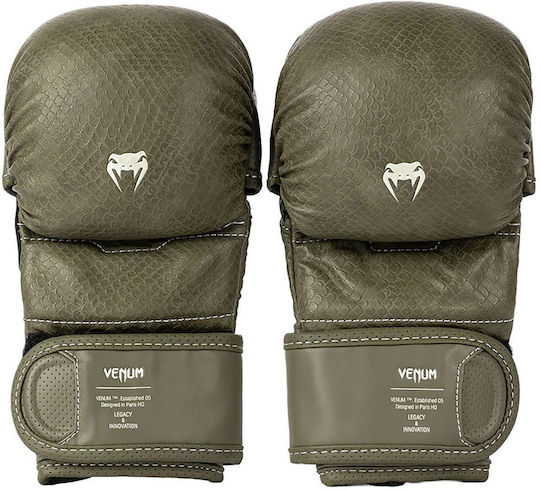 Venum Synthetic Leather MMA Gloves Green