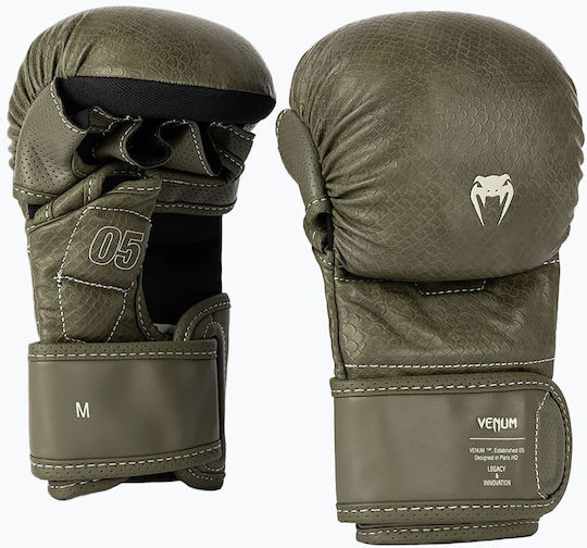 Venum Synthetic Leather MMA Gloves Green