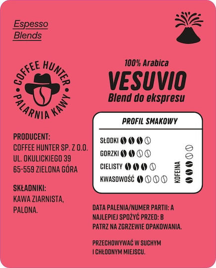 Coffee Hunter Καφές Espresso σε Κόκκους 1kg