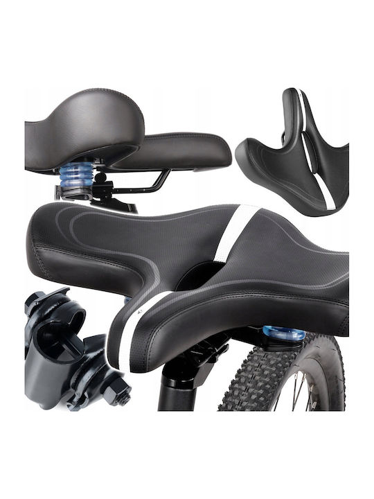 Black Bicycle Saddle City