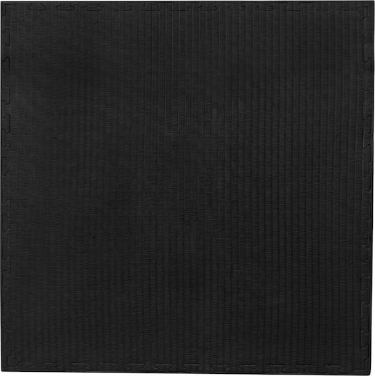 Rage Double Sided EVA Gym Floor Puzzle Tatami Mat Black 100x100x3cm