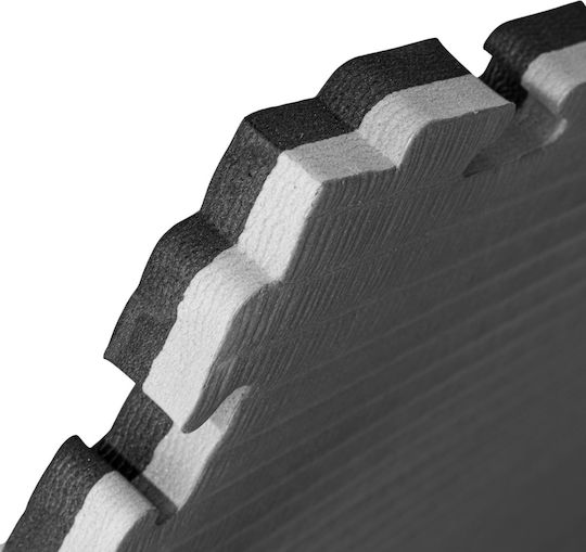 Rage Double Sided EVA Gym Floor Puzzle Tatami Mat Black 100x100x3cm