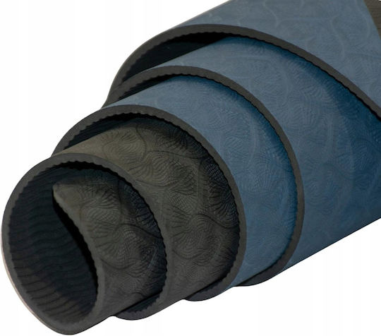 Enero Матрак За Фитнес Йога Черен (183x61x0.4см)