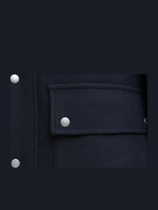 Herren Mantel Blau