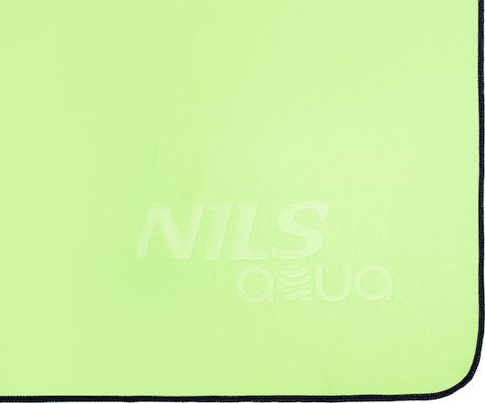 Nils Πετσέτα Microfiber Σώματος 200gr/m² Πράσινη 140x70εκ.