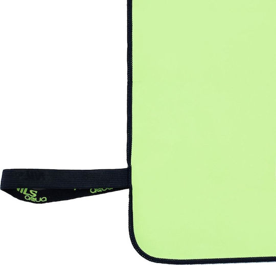 Nils Πετσέτα Microfiber Σώματος 200gr/m² Πράσινη 140x70εκ.